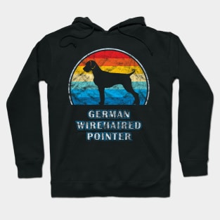 German Wirehaired Pointer Vintage Design Dog Hoodie